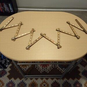 Extension Ruler - Lufkin - Folding Wood Ruler - 6'